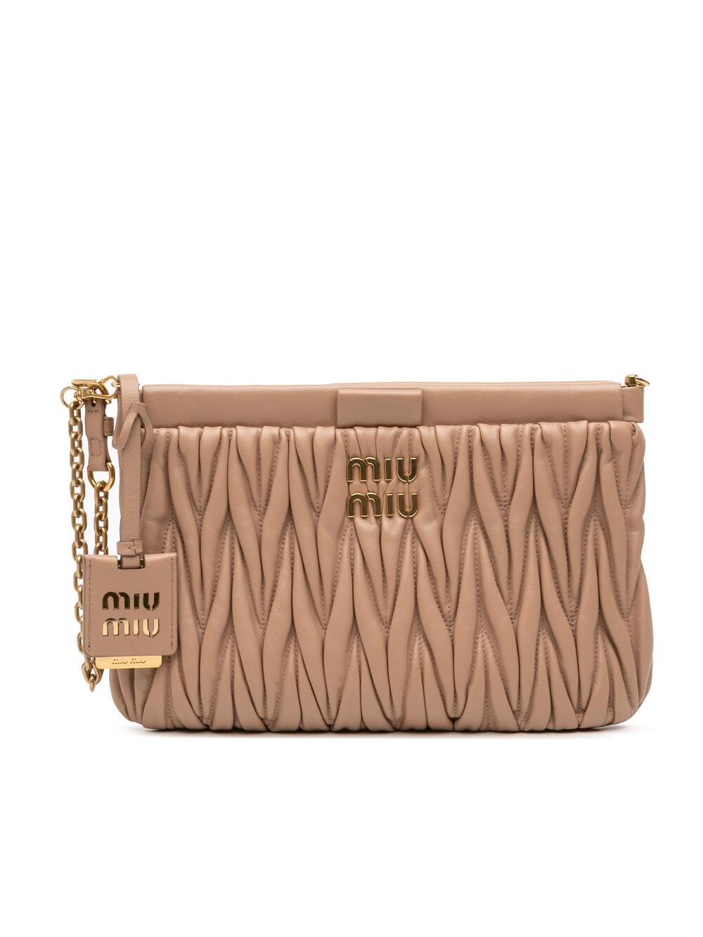 Miu Matelasse Nappa Frame #360509M62B